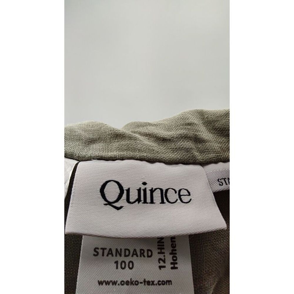 Quince Home European Linen Dream Sham Set Of 2 Green Bedding Standard - Picture 3 of 3